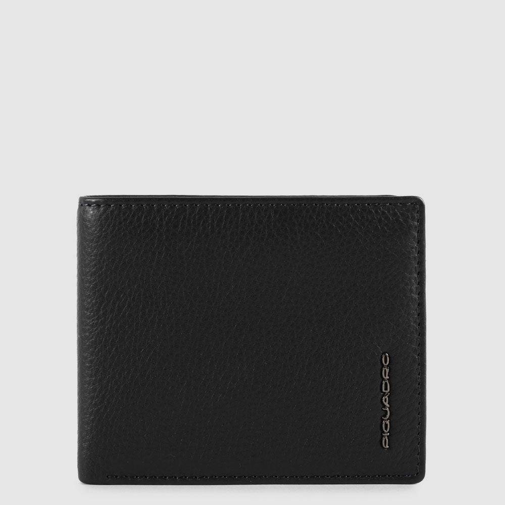 Piquadro Men’s wallet with coin case, credit card facility, Sottocosto