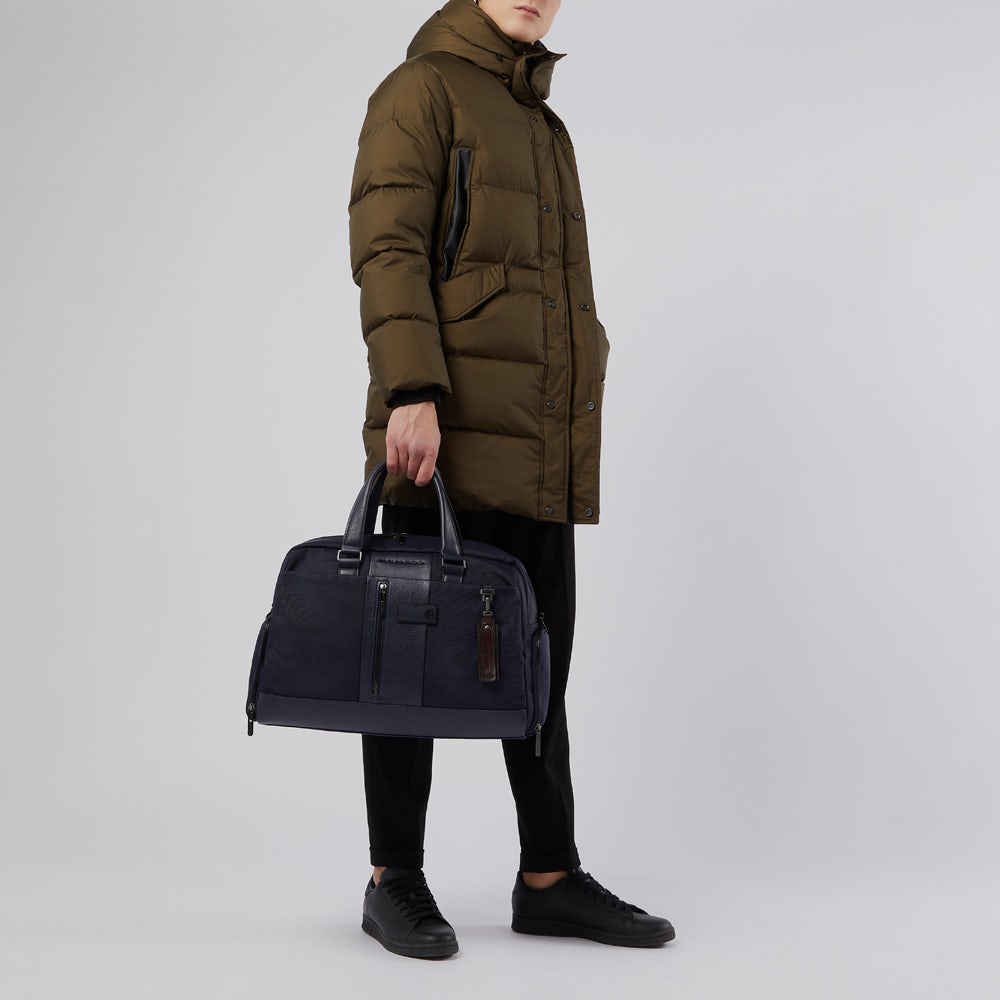 Piquadro Duffel bag in recycled fabric Economico