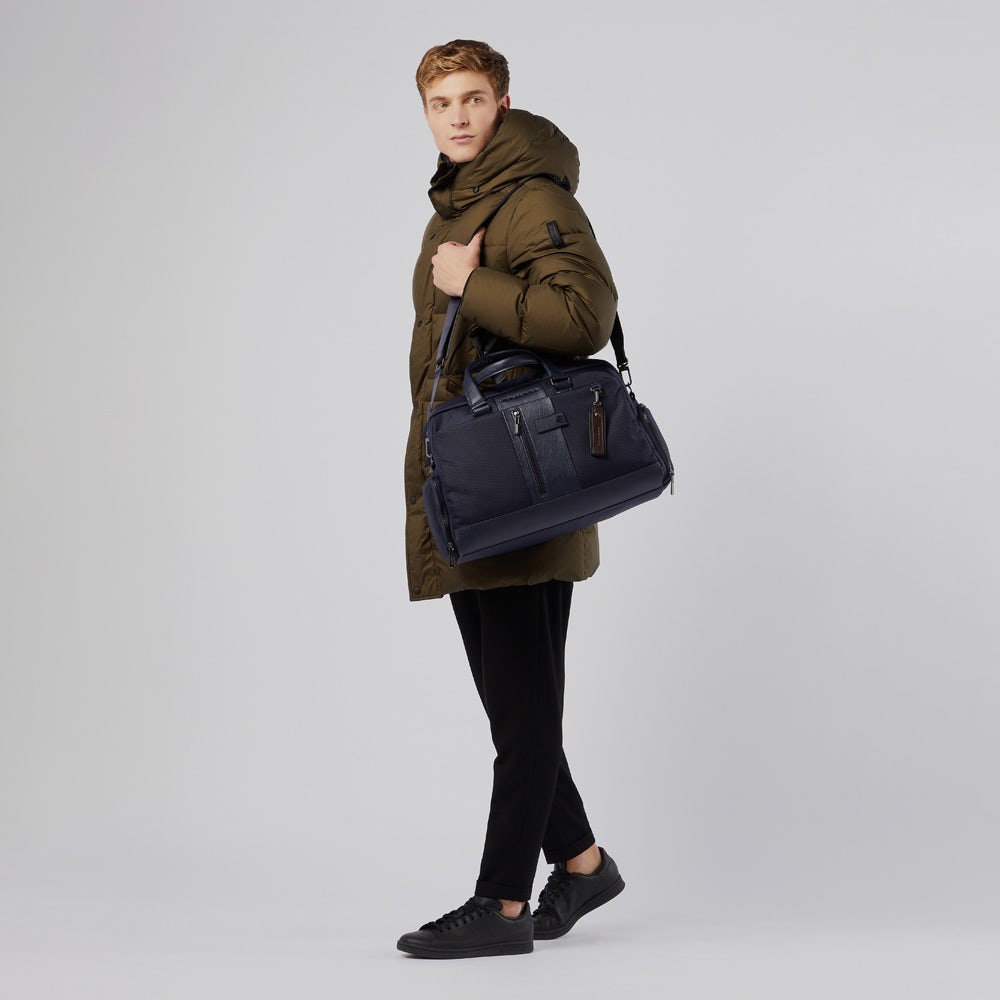Piquadro Duffel bag in recycled fabric Economico
