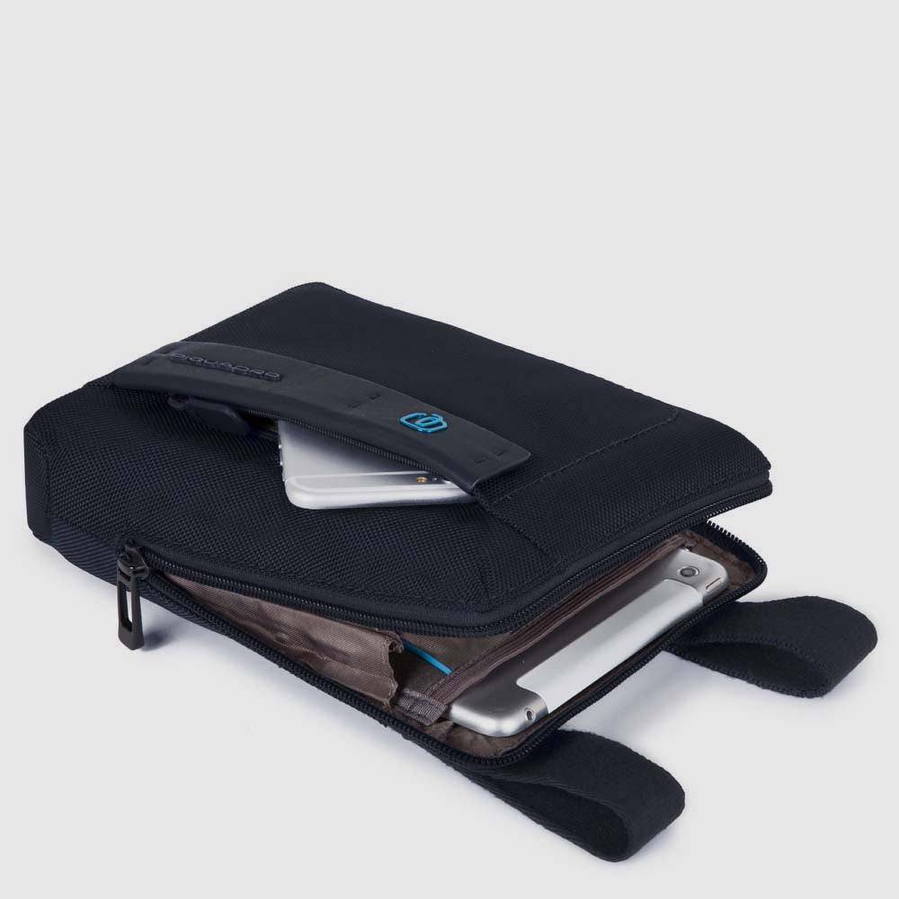 Piquadro Organised pocket cross-body bag with iPad®mini 2025