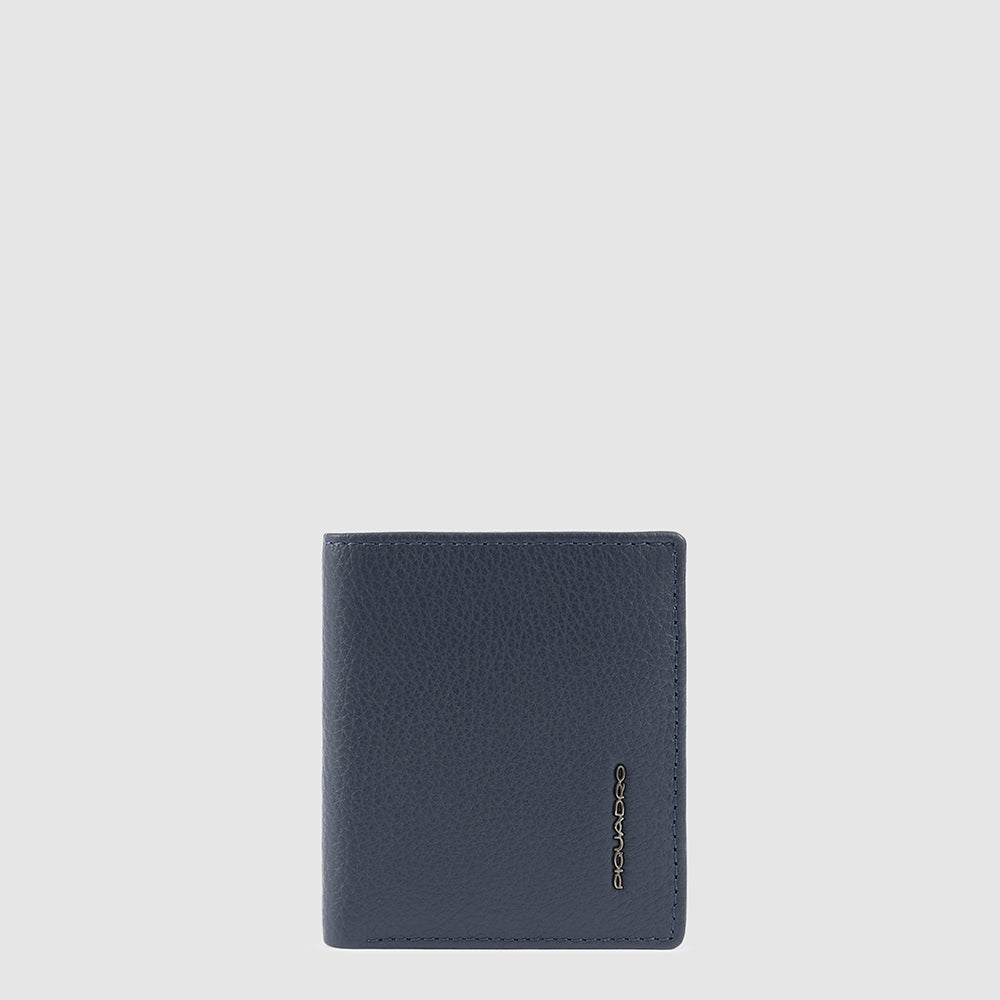 Piquadro Vertical men’s wallet with coin pocket Prezzo Ridotto