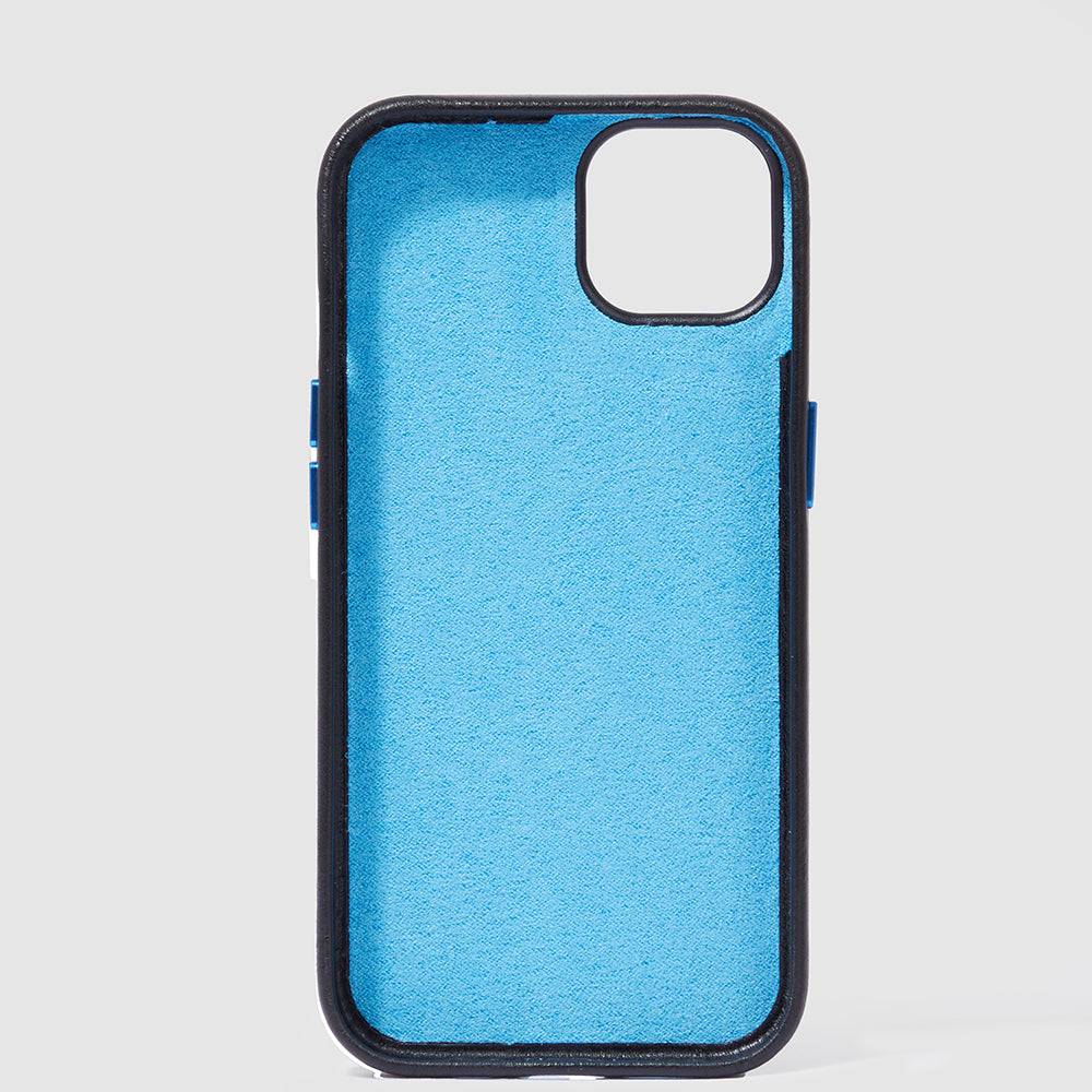Piquadro Leather case for iPhone® 15 Plus 6,7” Presa