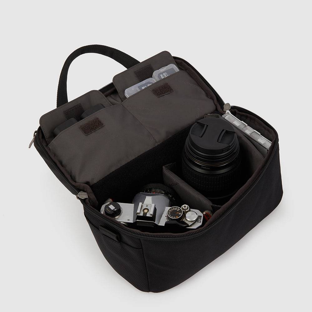 Piquadro Camera bag in recycled fabric Offerta