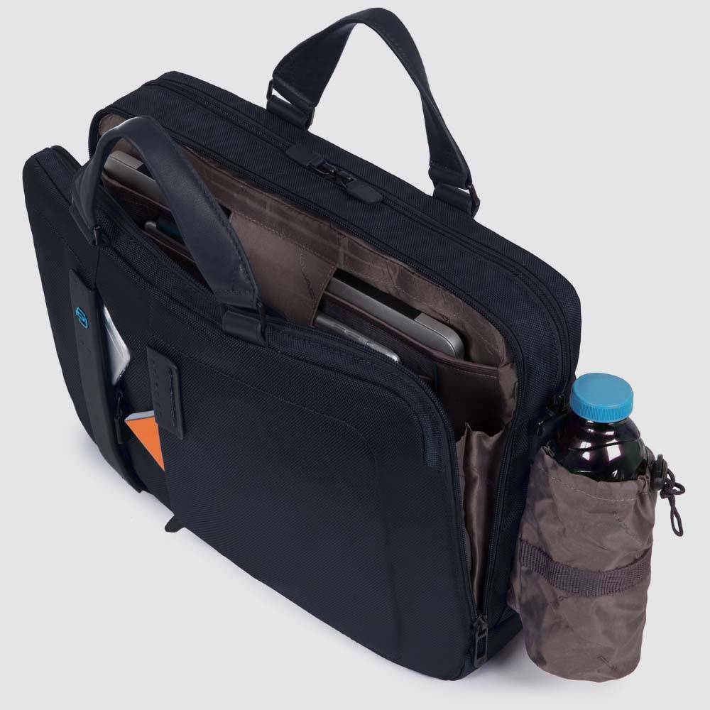 Piquadro Computer portfolio briefcase 15,6" with iPad® Soddisfazione Garantita