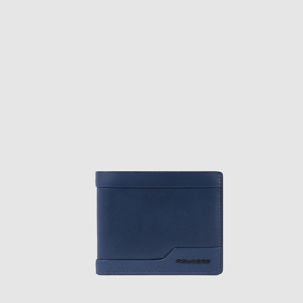 Piquadro Leather men’s wallet with coin pocket Affare Del Giorno