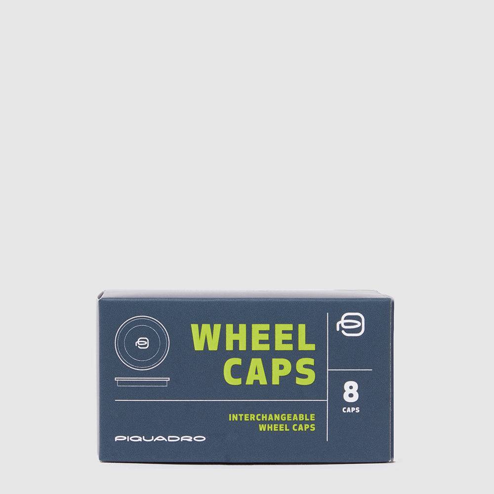 Piquadro Set of 8 wheel caps in assorted colours Economico