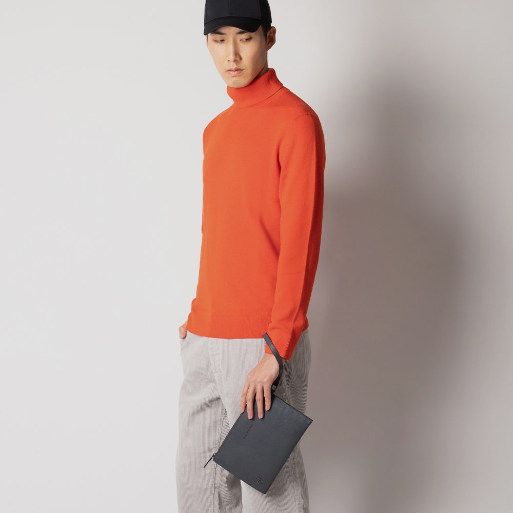 Piquadro Slim iPad®mini men’s clutch Vendita Calda