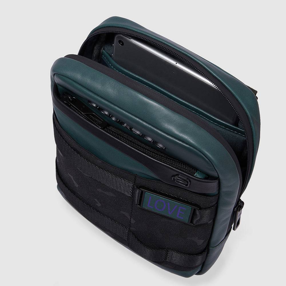 Piquadro Personalizable, modular iPad®mini crossbody bag Qualità