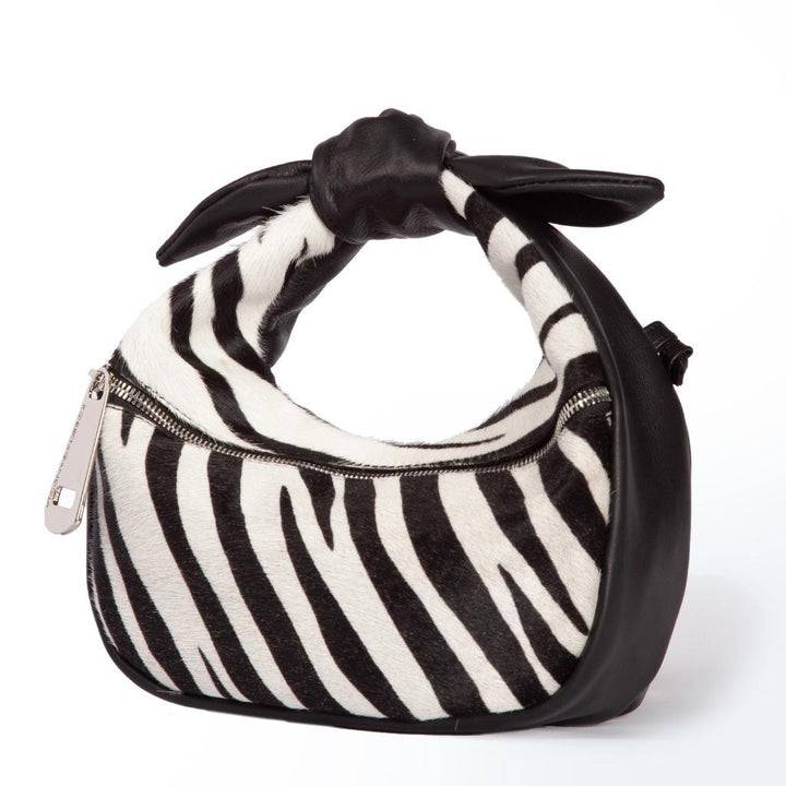 Roberta Gandolfi Bunny Pony mini bag in pony stampa animalier e finiture in pelle di vitello con tracolla staccabile Hotsell