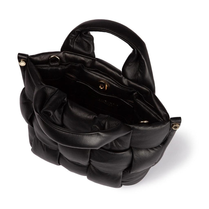 Roberta Gandolfi Greta Mini Nappa borsa in soffice pelle di agnello imbottita ed intrecciata a mano Qualità