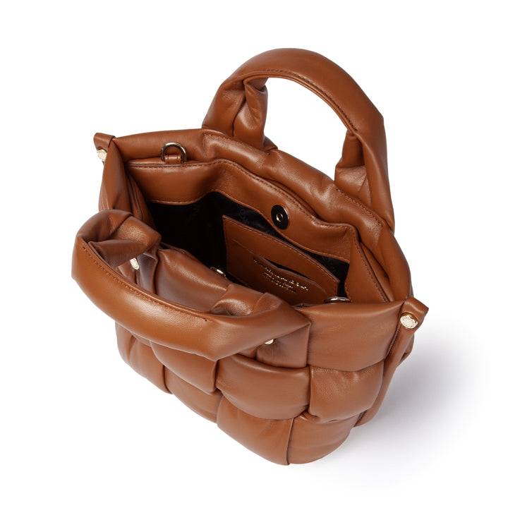 Roberta Gandolfi Greta Mini Nappa borsa in soffice pelle di agnello imbottita ed intrecciata a mano Promozione Limitata