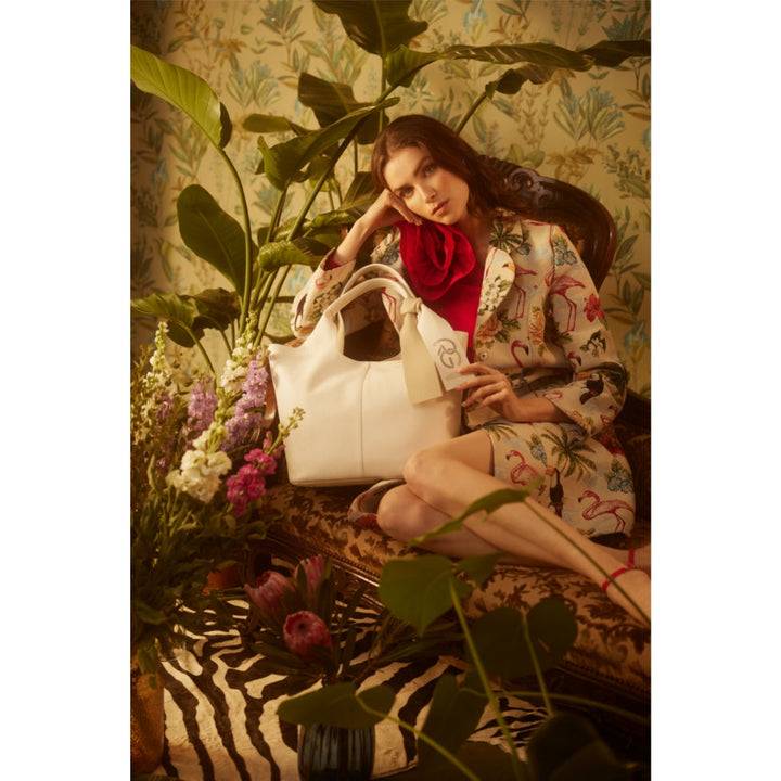 Roberta Gandolfi Maia Tote borsa hobo in pelle martellata Prezzo Ridotto