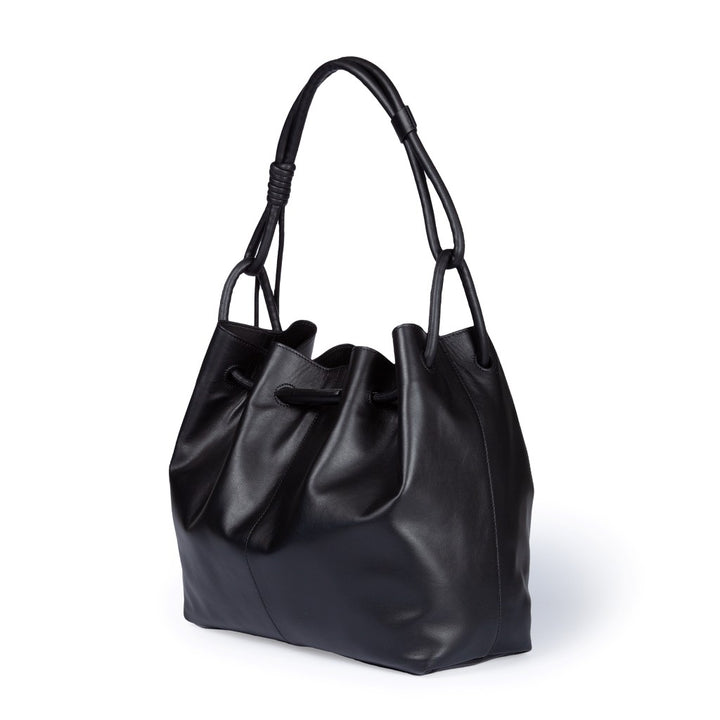 Roberta Gandolfi Gisella Large borsa con doppia portabilità mano o spalla in morbido vitello In Linea