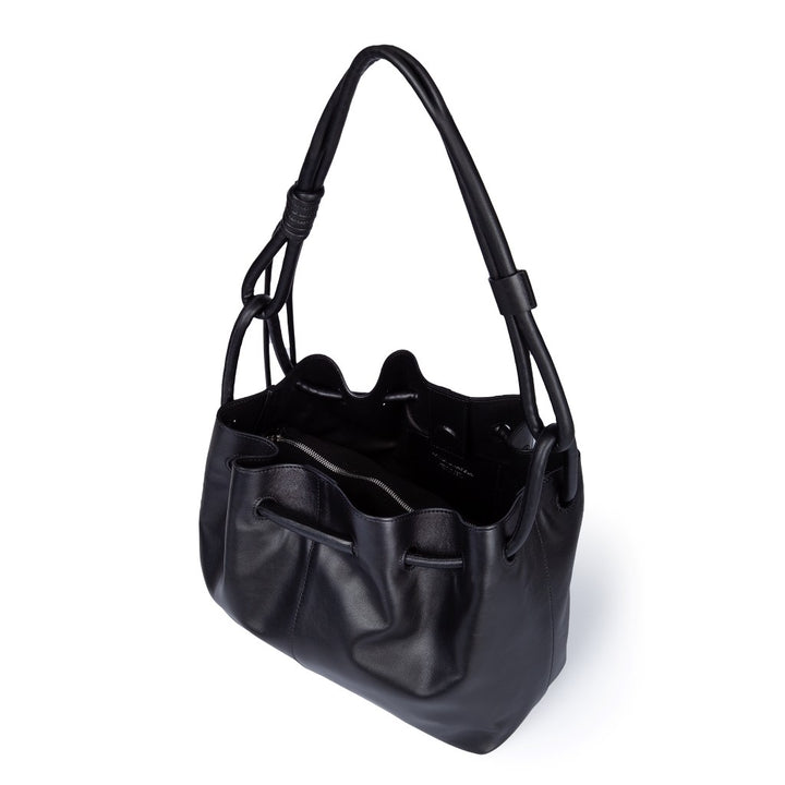 Roberta Gandolfi Gisella Large borsa con doppia portabilità mano o spalla in morbido vitello In Linea
