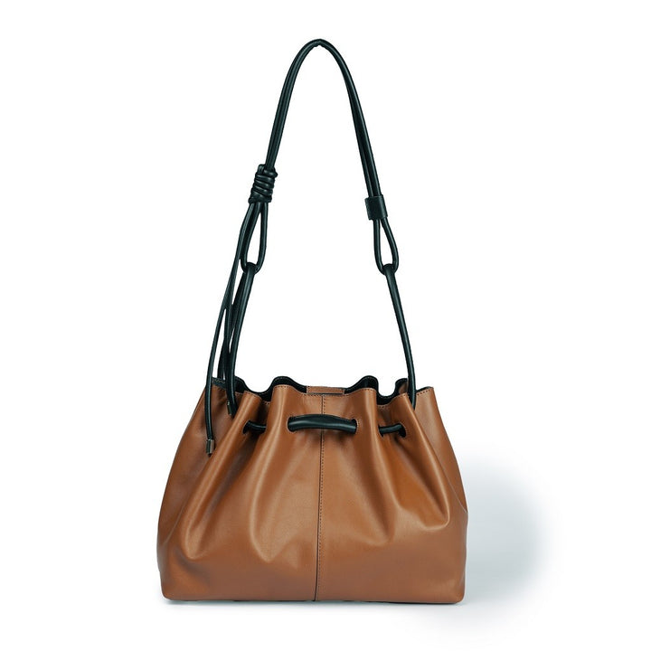 Roberta Gandolfi Gisella Large borsa con doppia portabilità mano o spalla in morbido vitello Nuovo