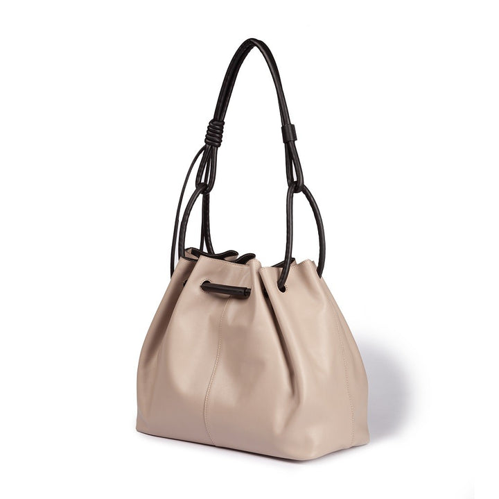 Roberta Gandolfi Gisella Large borsa con doppia portabilità mano o spalla in morbido vitello Vendita