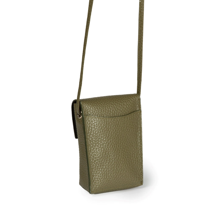 Roberta Gandolfi Elodie minibag and phoneholder in pelle con pratica tasca esterna e tracolla regolabile Saldi