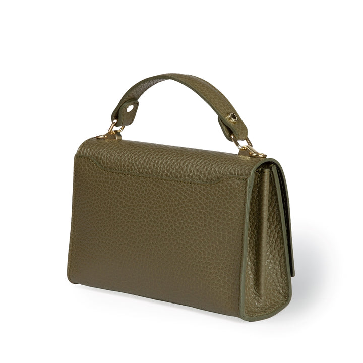 Roberta Gandolfi Elodie compact crossbody borsa in pelle con tramezza interna e tasca esterna con tracolla staccabile e regolabile Vendita Economica