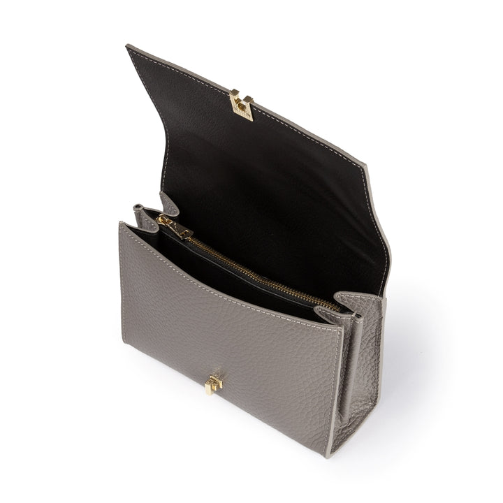 Roberta Gandolfi Elodie compact crossbody borsa in pelle con tramezza interna e tasca esterna con tracolla staccabile e regolabile I Più Venduti