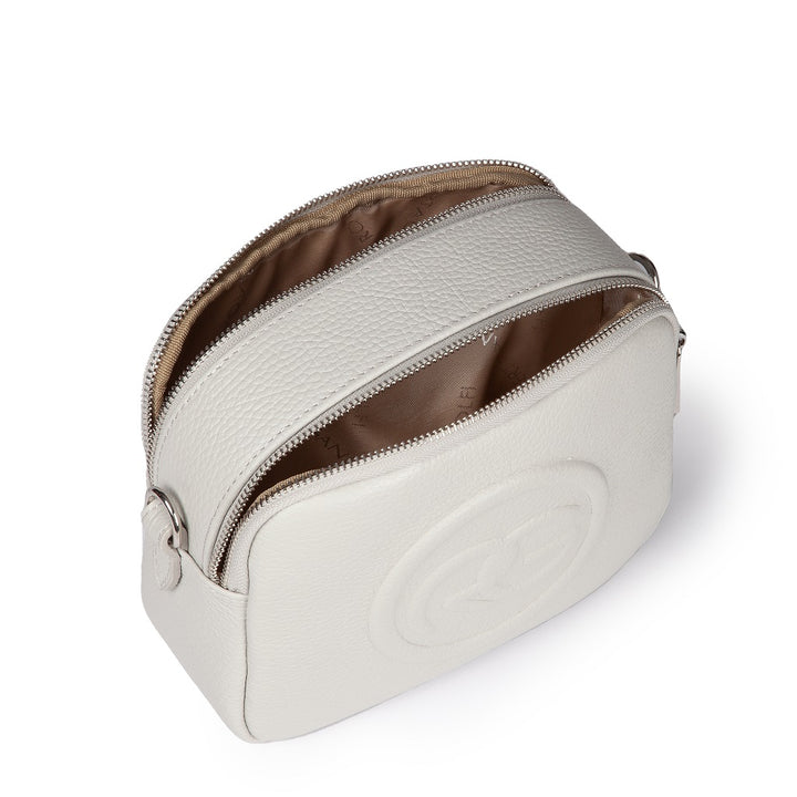 Roberta Gandolfi Roberta Pelle camera e crossbody in pelle con doppio scomparto e tracolla staccabile Moda
