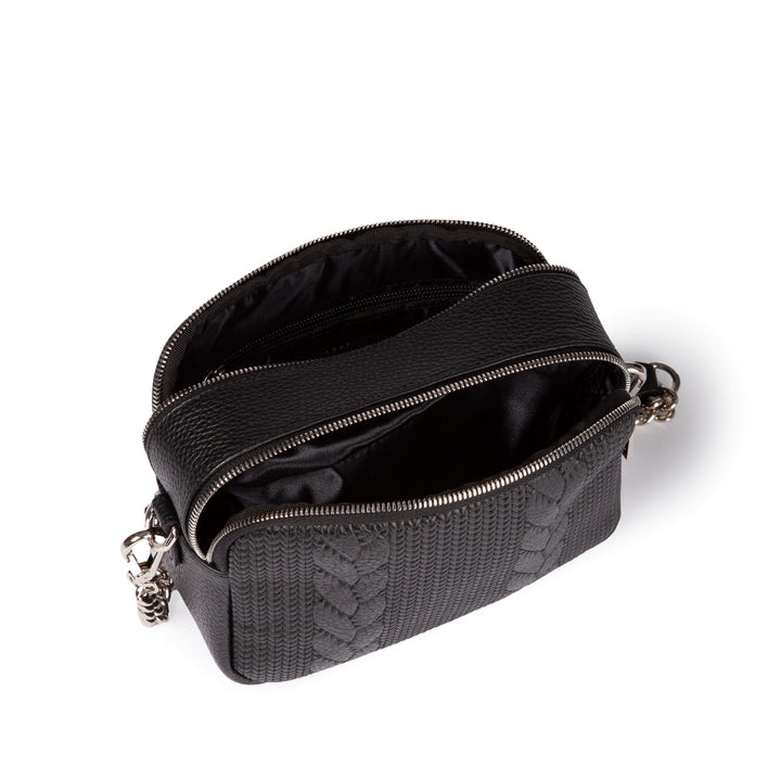 Roberta Gandolfi Camera Treccia borsa a spalla e crossbody in pelle stampata con tracolla catena Italia