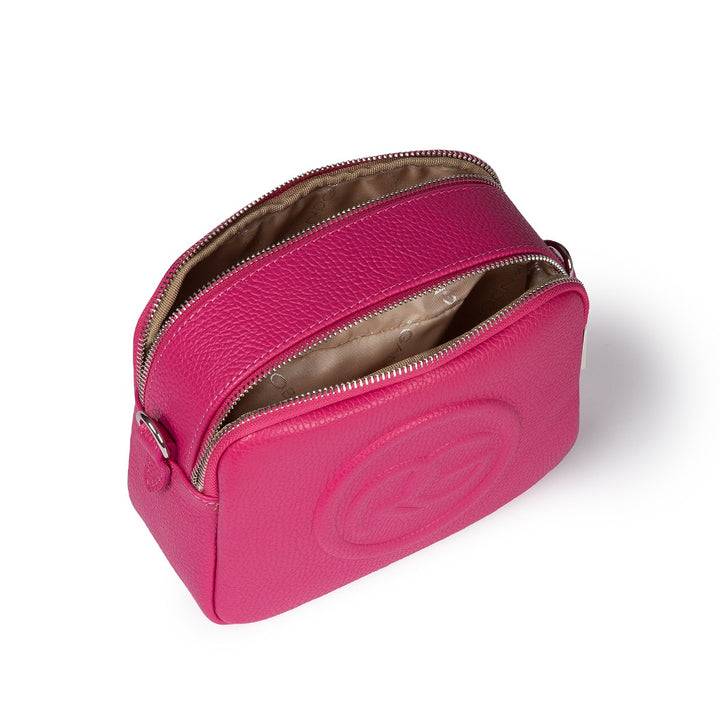 Roberta Gandolfi Roberta Pelle camera e crossbody in pelle con doppio scomparto e tracolla staccabile 2025