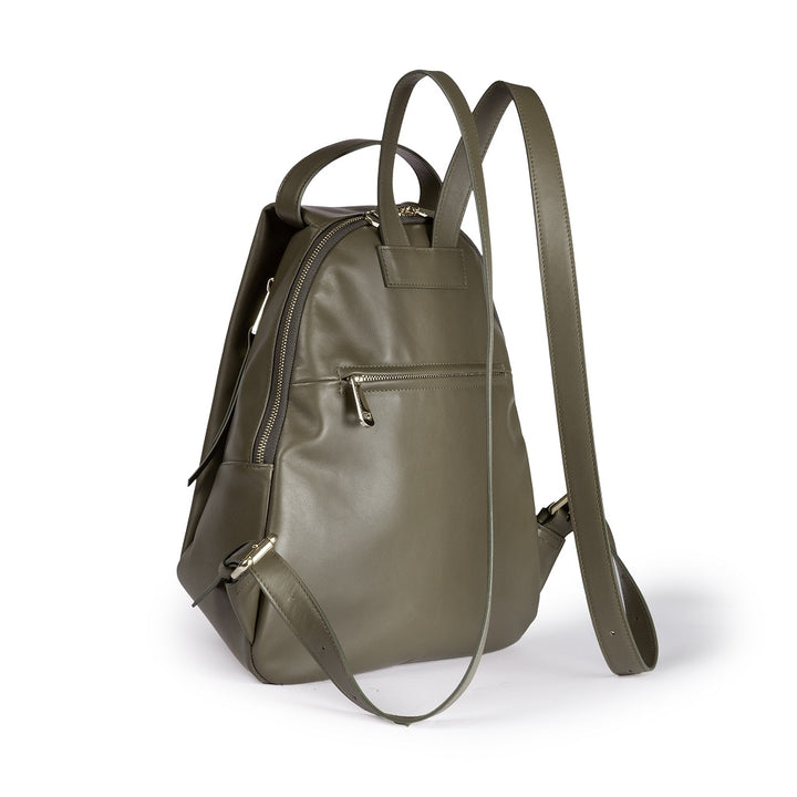 Roberta Gandolfi Micol Backpack in vitello liscio multitasche Prezzo Ridotto