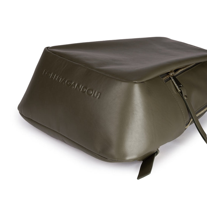 Roberta Gandolfi Micol Backpack in vitello liscio multitasche Prezzo Ridotto
