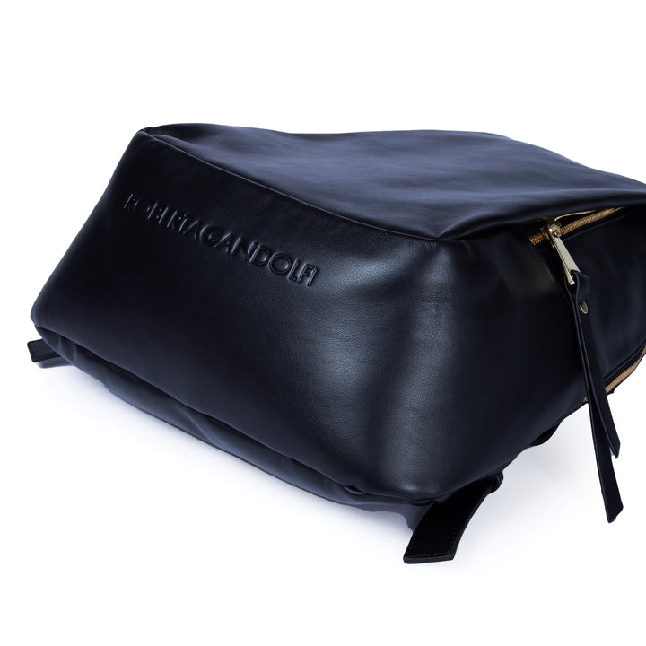 Roberta Gandolfi Micol Backpack in vitello liscio multitasche Sottocosto