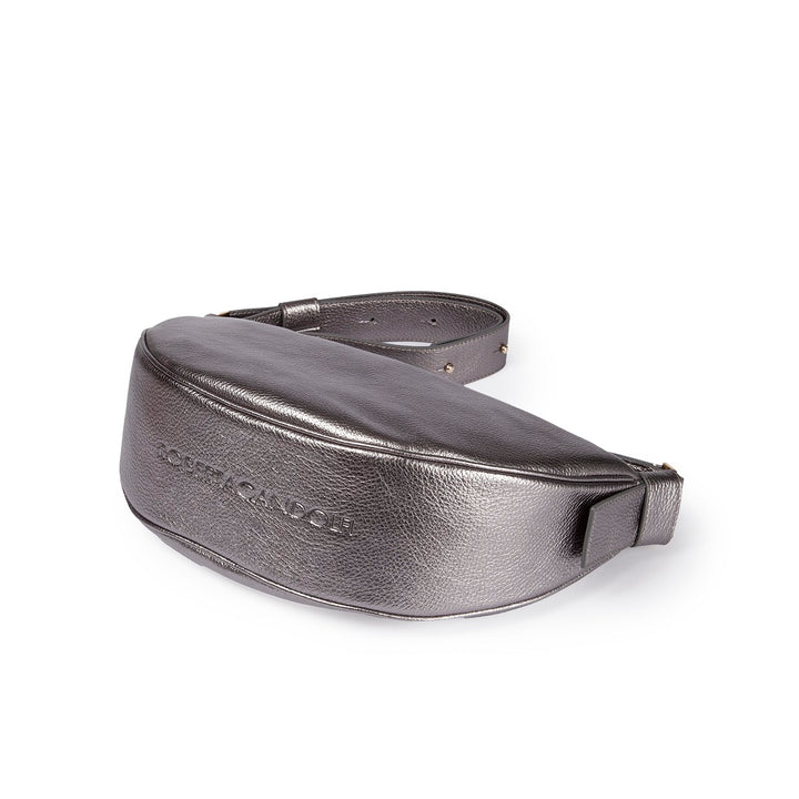 Roberta Gandolfi Micol Banana small cross body in vitello martellato metal con tracolla regolabile Novità