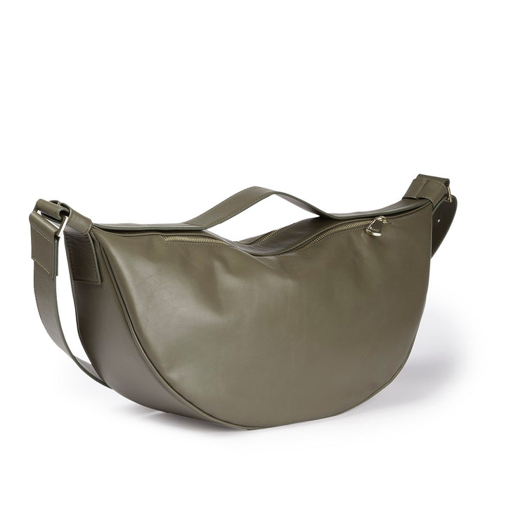 Roberta Gandolfi Micol Banana in vitello liscio con tracolla regolabile Outlet