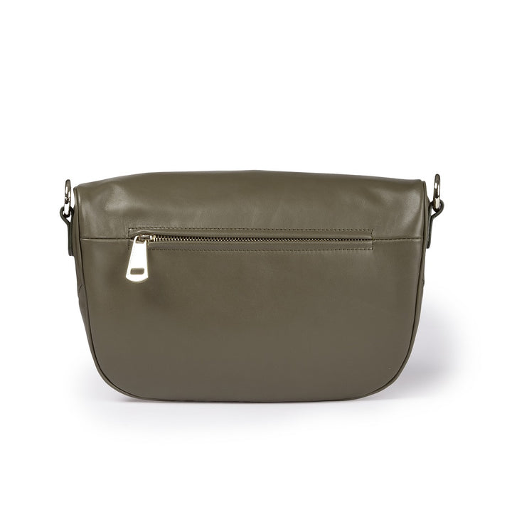 Roberta Gandolfi Micol Belt Bag in pelle con tracolla regolabile e catena amovibile In Vendita