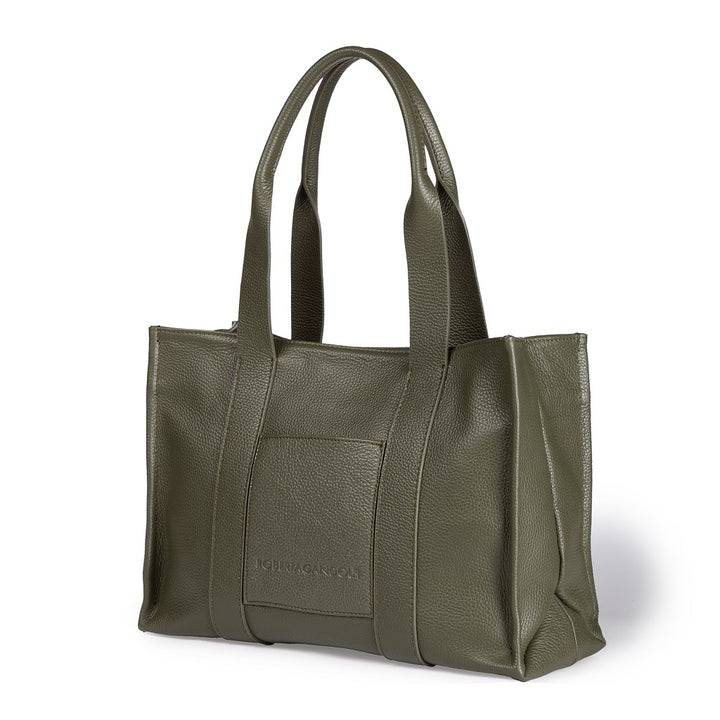 Roberta Gandolfi Tessa shopping in pelle con charms colorato e pratica tasca esterna Fino al 60% di sconto