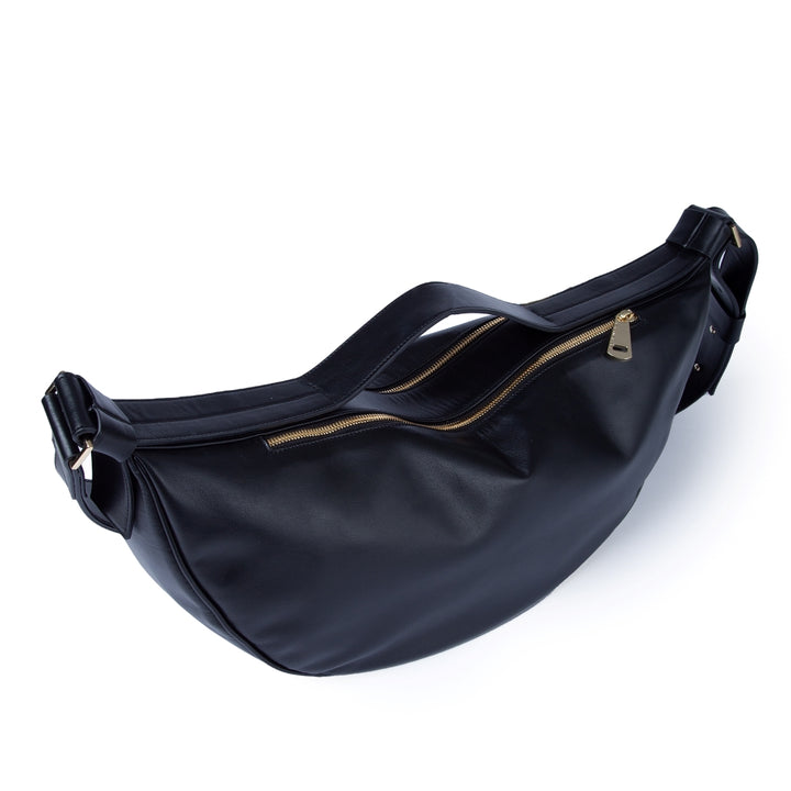 Roberta Gandolfi Micol Banana in vitello liscio con tracolla regolabile Shopping Online