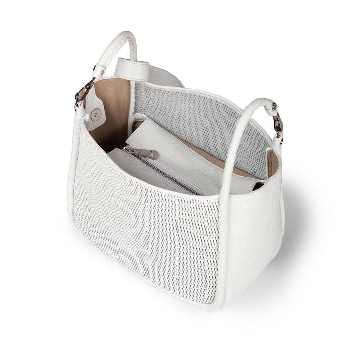 Roberta Gandolfi Yuma medium 3 in 1 borsa a mano in pelle trasformabile con tracolla staccabile Sconto