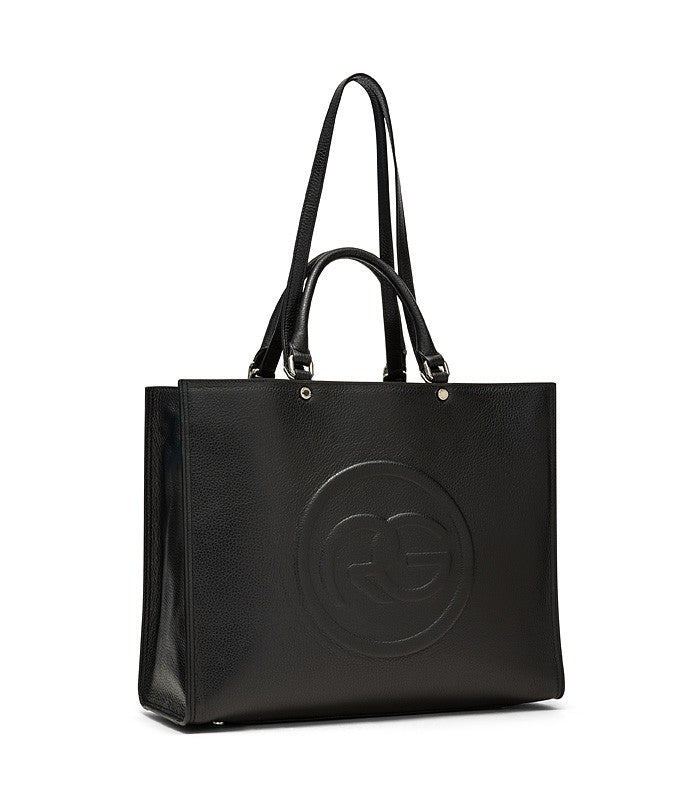 Roberta Gandolfi Roberta Pelle Large Borsa a mano in pelle con doppi spallacci per essere portata a spalla e tramezza Offerta