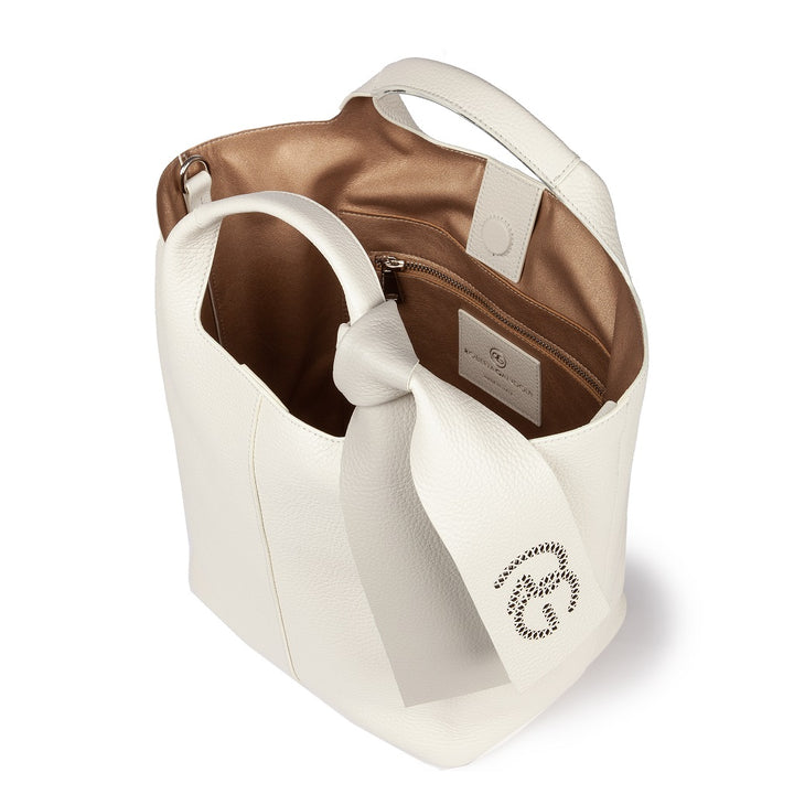 Roberta Gandolfi Maia handbag borsa a mano in pelle martellata e tracolla staccabile Hotsell