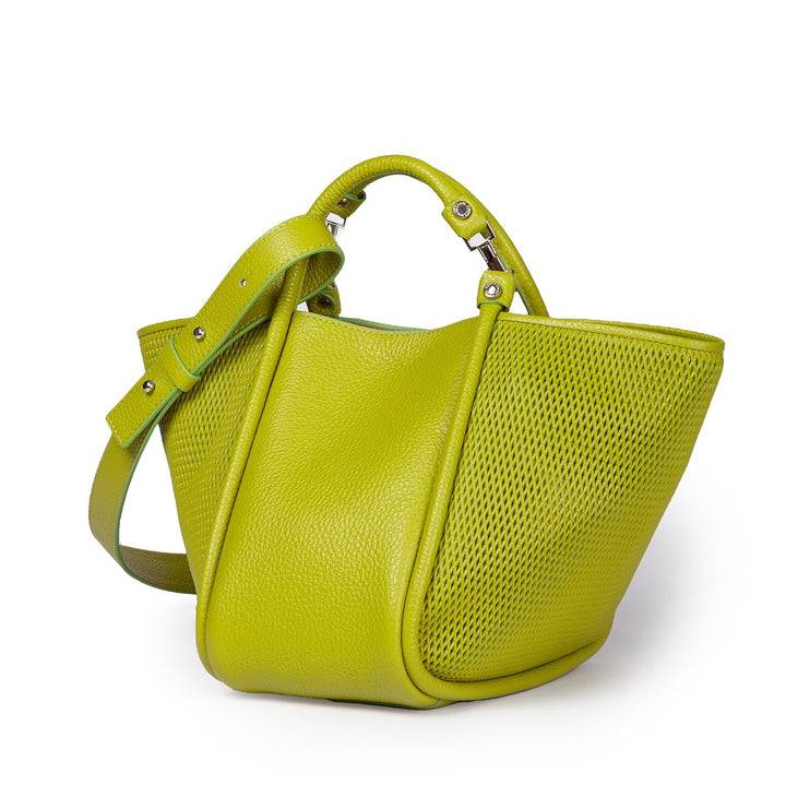 Roberta Gandolfi Yuma medium 3 in 1 borsa a mano in pelle trasformabile con tracolla staccabile Vendita Economica