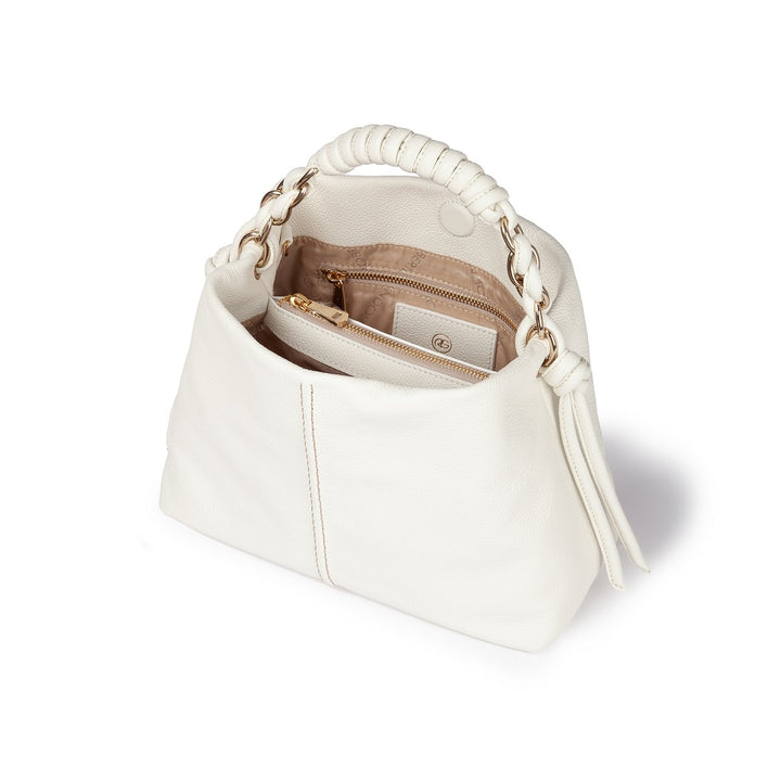 Roberta Gandolfi Amina small borsa a mano in pelle con manico tubolare fasciato e tracolla staccabile Fino Al -60%