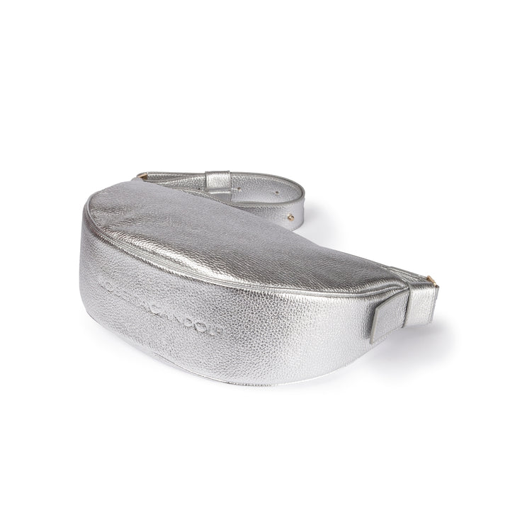 Roberta Gandolfi Micol Banana small cross body in vitello martellato metal con tracolla regolabile Online