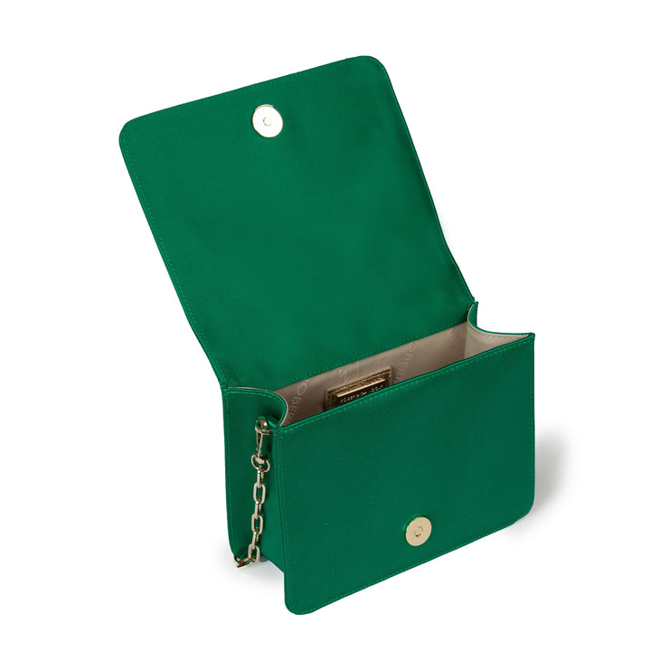 Roberta Gandolfi Sirenetta Mini bag in raso di seta e manico gioiello Online