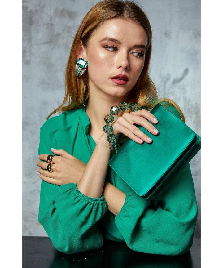 Roberta Gandolfi Sirenetta Mini bag in raso di seta e manico gioiello Online
