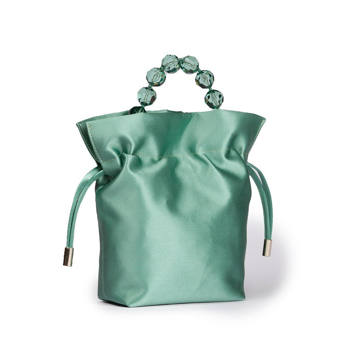 Roberta Gandolfi Sirenetta Tulip mini secchiello in raso di seta e manico gioiello Fino Al -60%