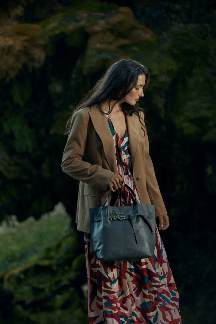 Roberta Gandolfi Dafne medium borsa a mano in pelle con tracolla staccabile Lightning offer