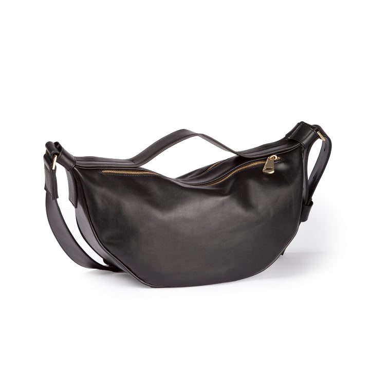 Roberta Gandolfi Micol Banana small cross body in vitello liscio con tracolla regolabile Rilascio limitato