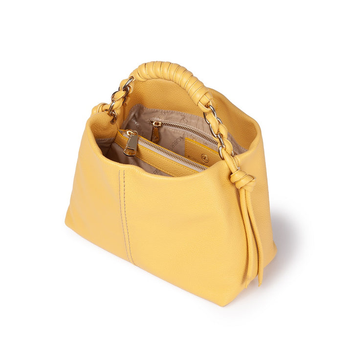 Roberta Gandolfi Amina small borsa a mano in pelle con manico tubolare fasciato e tracolla staccabile Fino al 65% di sconto