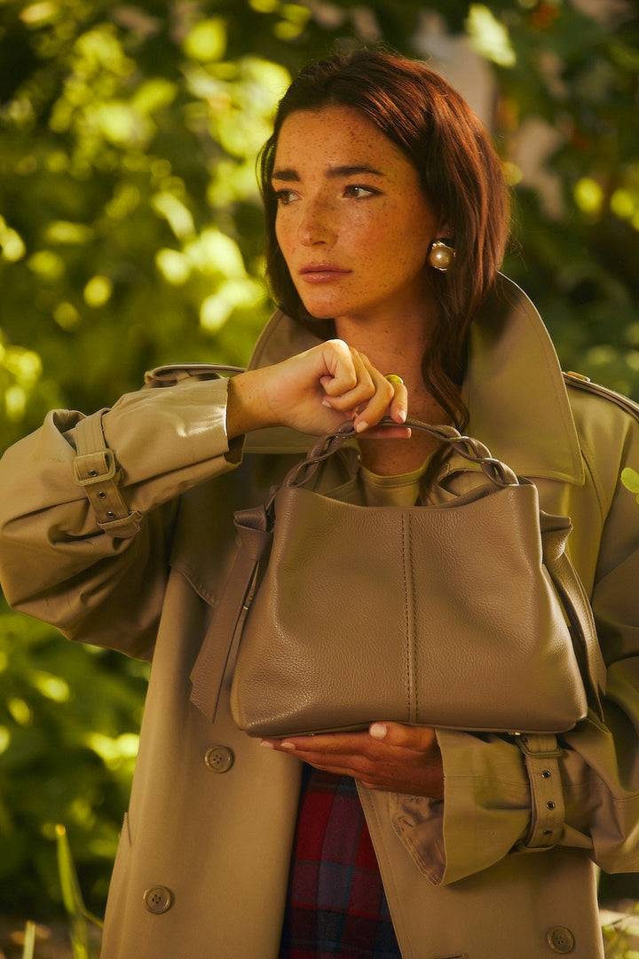 Roberta Gandolfi Asia small borsa a mano in pelle con tracolla staccabile 50% di sconto per tempo limitato