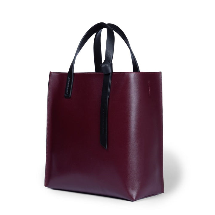 Roberta Gandolfi Arianna Tote borsa in pelle bicolor con tracolla staccabile Vendita