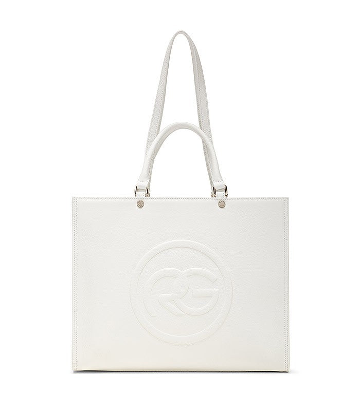 Roberta Gandolfi Roberta Pelle Large Borsa a mano in pelle con doppi spallacci per essere portata a spalla e tramezza Offerta Pasqua