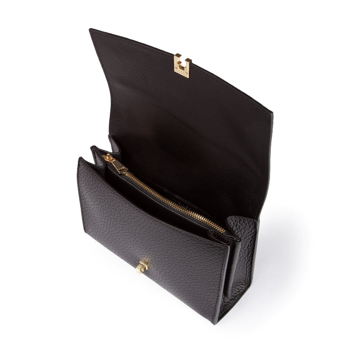 Roberta Gandolfi Elodie compact crossbody borsa in pelle con tramezza interna e tasca esterna con tracolla staccabile e regolabile Comprane uno, ottenene uno gratis